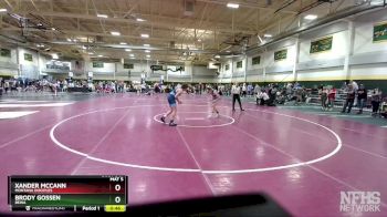 120 lbs Cons. Semi - Brody Gossen, BEWA vs Xander McCann, Montana Disciples