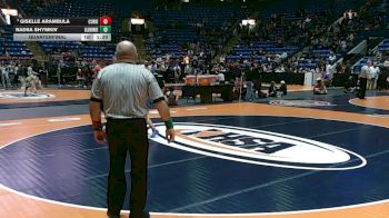 105 lbs Quarterfinal - Giselle Arambula, Chicago (Curie) vs Nadiia Shymkiv, Lombard (Glenbard East)