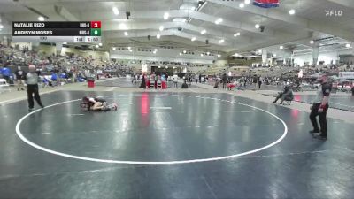 100 lbs Semis & 1st Wb (8 Team) - Addisyn Moses, Maryville High School Girls vs Natalie Rizo, Riverdale High School Girls