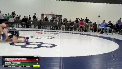 119 lbs Semis & 1st Wrestleback (8 Team) - Cameron Koflowitch, CT Whale vs Brody Mayfield, Steller Trained