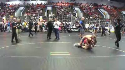 114 lbs Champ. Round 1 - Lyric Warner, Michigan Grappler RTC vs Brock Austin, Clinton WC