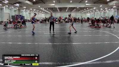 113 lbs Cons. Semi - Santino Aniska, Mat Assassins vs Scott Cole, MAYO QUANCHI