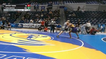 184 lbs Cons. Semi - Jeffery Tubbs, Montevallo vs Luke Justice, King