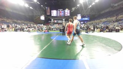 285 lbs Rnd Of 16 - Zayne Candelaria, Arizona vs Cooper Martinson, Iowa