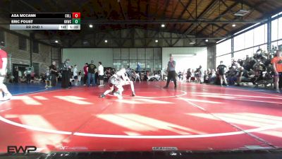 80 lbs Rr Rnd 1 - Asa Mccann, Collinsville Cardinal Youth Wrestling vs Eric Foust, Keystone Kids Wrestling Club