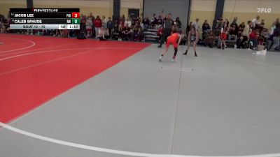 70 lbs Champ. Round 1 - Caleb Spaude, Rogers Wrestling vs Jacob Lee, Pinnacle