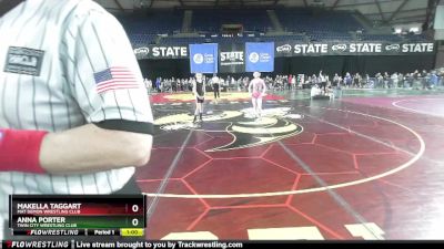 81 lbs Quarterfinal - Makella Taggart, Mat Demon Wrestling Club vs Anna Porter, Twin City Wrestling Club