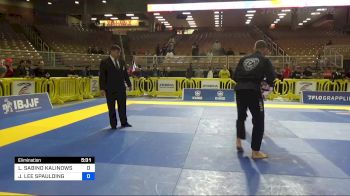 LEANDRO SABINO KALINOWSKI vs JAMES LEE SPAULDING 2022 Pan Jiu Jitsu IBJJF Championship