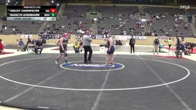 185 lbs Cons. Round 1 - Madelyn Lehenbauer, Moore vs Gracey Lingenfelter, Trigg County