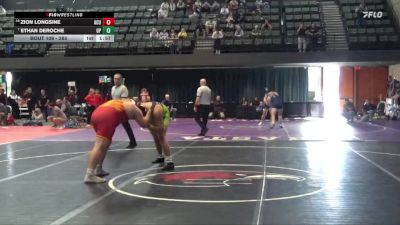 285 lbs Cons. Round 2 - Ethan DeRoche, Providence (Mont.) vs Zion Longsine, Arizona Christian University