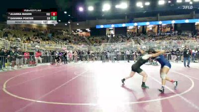 120 lbs Cons. Round 2 - Savanna Porter, St. John Neumann vs Alianna Mason, Freedom
