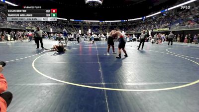 252 lbs Round Of 16 - Colin Deeter, Southern Columbia vs Markus Williams, Trinity