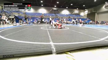 132 lbs Consi Of 4 - Gabe Rothmeyer, Panther Youth Wrestling vs Andrew Benefield, Wave Wrestling Club (TN)