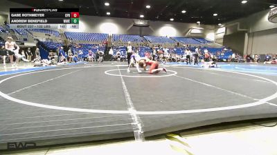 132 lbs Consi Of 4 - Gabe Rothmeyer, Panther Youth Wrestling vs Andrew Benefield, Wave Wrestling Club (TN)