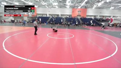 133 lbs Semifinal - Matthew Carrozza, Trinity (CT) vs Jackson Rush, RIT
