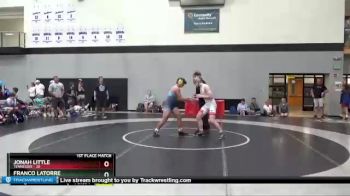 165 lbs Placement Matches (8 Team) - Jonah Little, Tennessee vs Franco Latorre, Pennsylvania Blue