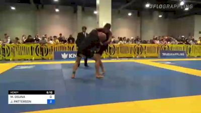 MOISES OSUNA vs JASON PATTERSON 2022 American National IBJJF Jiu-Jitsu Championship