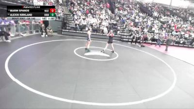 5A 140 lbs Champ. Round 1 - Alexis Kirkland, Bonneville vs Marin Spanos, West