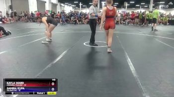 145 lbs Round 1 (8 Team) - Kayla Ward, Cordoba Trained vs Samira Kupa, Validus WC