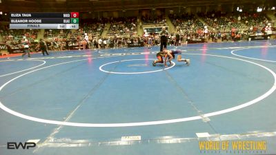 73 lbs Final - Eliza Taua, Nakamura Wrestling vs Eleanor Hoose, Blackman Wrestling