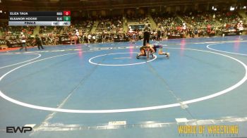 73 lbs Final - Eliza Taua, Nakamura Wrestling vs Eleanor Hoose, Blackman Wrestling