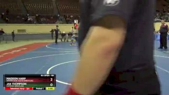 66 lbs 1st Place Match - Jax Thompson, Catoosa Wrestling vs Maddon Harp, Broken Bow Youth Wrestling