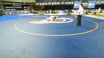 Girls 3A 155 lbs Cons. Semi - Tenacious Villasenor, Southridge (Girls) vs Hailee Argaw, Ridgeline (Girls)
