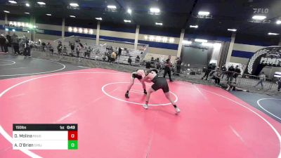 150 lbs Consolation - Dimetry Molina, Rough House WC vs Ayden O'Brien, Cvbjj