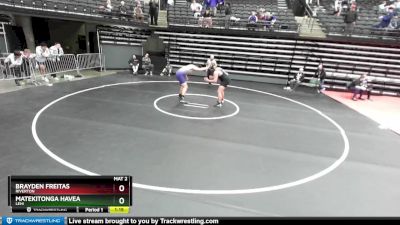 288 lbs Cons. Round 6 - Brayden Freitas, Riverton vs Matekitonga Havea, Lehi