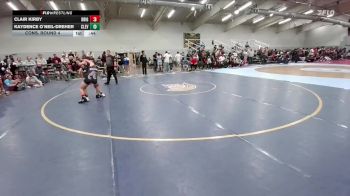 100 lbs Cons. Round 4 - Clair Kirby, Brighton vs Kaydence O`Neil-Dreher, Cleveland