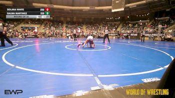 102 lbs Round Of 32 - Solana White, Spartan Mat Club vs Salma Martinez, ERJH
