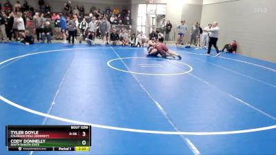 285 lbs Quarterfinal - Cody Donnelly, South Dakota State vs Tyler Doyle, Colorado Mesa University