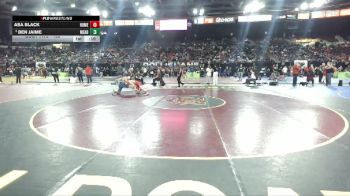 138 lbs Cons. Round 4 - Asa Black, Homedale vs Ben Jaime, Mead