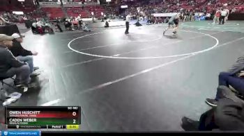 D2-182 lbs Cons. Round 1 - Caden Weber, Regis/Altoona vs Owen Huschitt, Darlington/Bl. Hawk