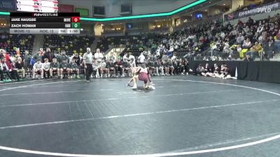 120 lbs Consolation Wb - Jake Haugse, Mount Vernon vs Zach Homan, Independence