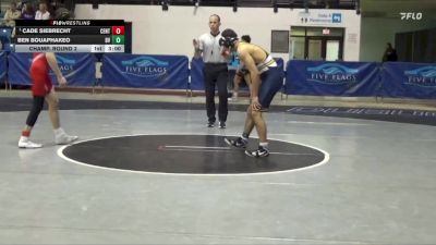 149 lbs Champ. Round 2 - Cade Siebrecht, Central vs Ben Bouaphakeo, Buena Vista