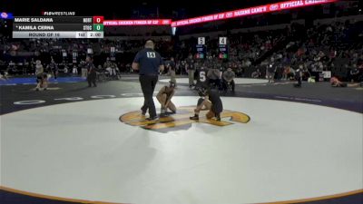 110 lbs Round Of 16 - Marie Saldana, Northview (SS) vs Kamila Cerna, Stockdale (CS)