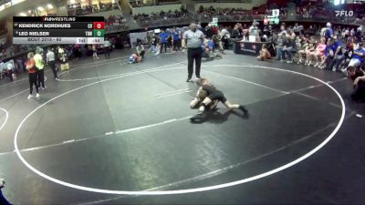 60 lbs Champ. Round 1 - Kendrick Nordhues, Central Valley vs Leo Nielsen, The Best Wrestler