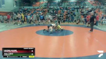 138 lbs Champ. Round 1 - Vayden Moore, Ground Zero Wrestling vs Max Cable, Sevierville