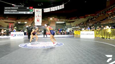 Junior Girls - 115 lbs Cons. Semis - Jaevani Persaud, Delta Wrestling Club vs Eve-Va Sarabia