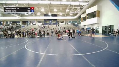 88 lbs 3rd Place Match - Graham Childs, Champions Wrestling Club vs Ryder Yates, Delta Wrestling Club