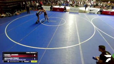 132 lbs Cons. Round 2 - Daniel Linares, California vs Giovanni Perez, Nor Cal Take Down Wrestling Club