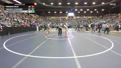 145 lbs Champ. Round 1 - Makayla Faulkner, Basehor-Linwood HS vs Morgan Halls, Valley Center Hs