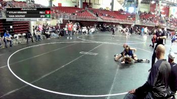 113 lbs 3rd Place Match - Kaia Douthit, St Paul Youth Wrestling vs Kylah Krause, Palmyra Wrestling Club - Girls