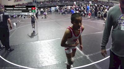 70 lbs Champ. Round 1 - Laykyn Bernasek, IronHawk Wrestling Academy vs Kendric Trout-Palomo, Nebraska Elite Wrestling Club