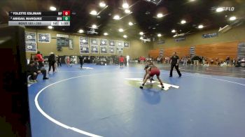 100 lbs Quarterfinal - Yolette Esliman, Nipomo vs Abigail Marquez, Marina