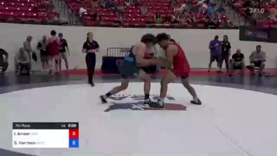 97 kg 7th Place - Ibrahim Ameer, Missouri vs Sage Harrison, Western Colorado Wrestling Club