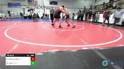 285 lbs Rr Rnd 3 - Kage Gorczynski, Salina Wrestling Club vs Nathan Corn, Wagoner Takedown Club