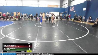 138 lbs Cons. Round 3 - Kalayah White, Silver Valley Wrestling Club vs Imauni Gonzalez, 208 Badgers