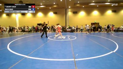 126 lbs Cons. Round 2 - Scott Cole, Rhode Island vs Nico Diaz, Pennsylvania